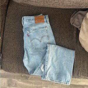 Levi's Light Blue Wedgie Straight Jeans